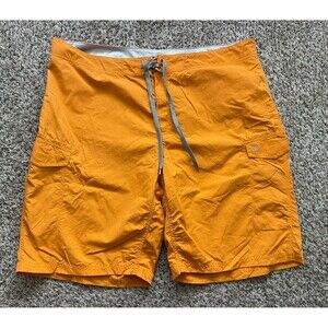 Gramicci Board Shorts Mens XXL Orange 9.5" Swim Beach